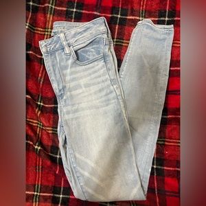 american eagle out fitters hi rise jegging jeans